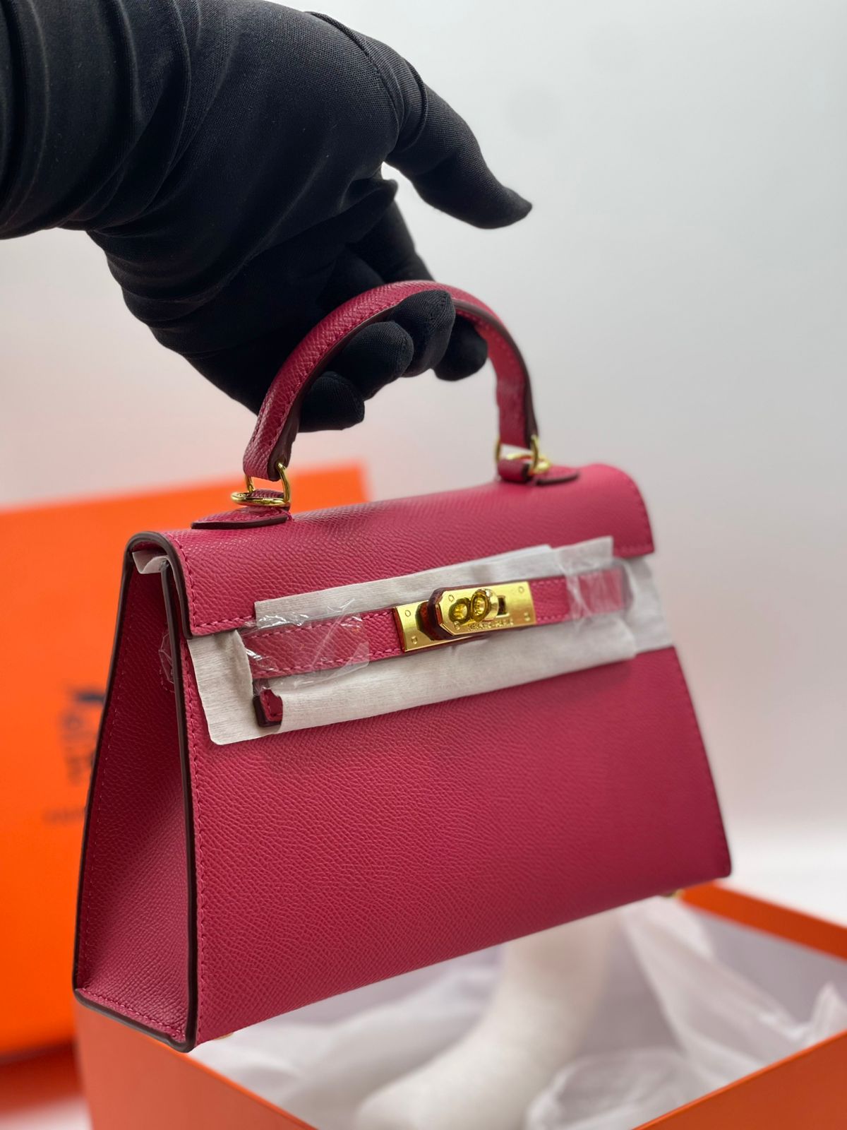 Hermès Mini Kelly Style Top Handle Bag