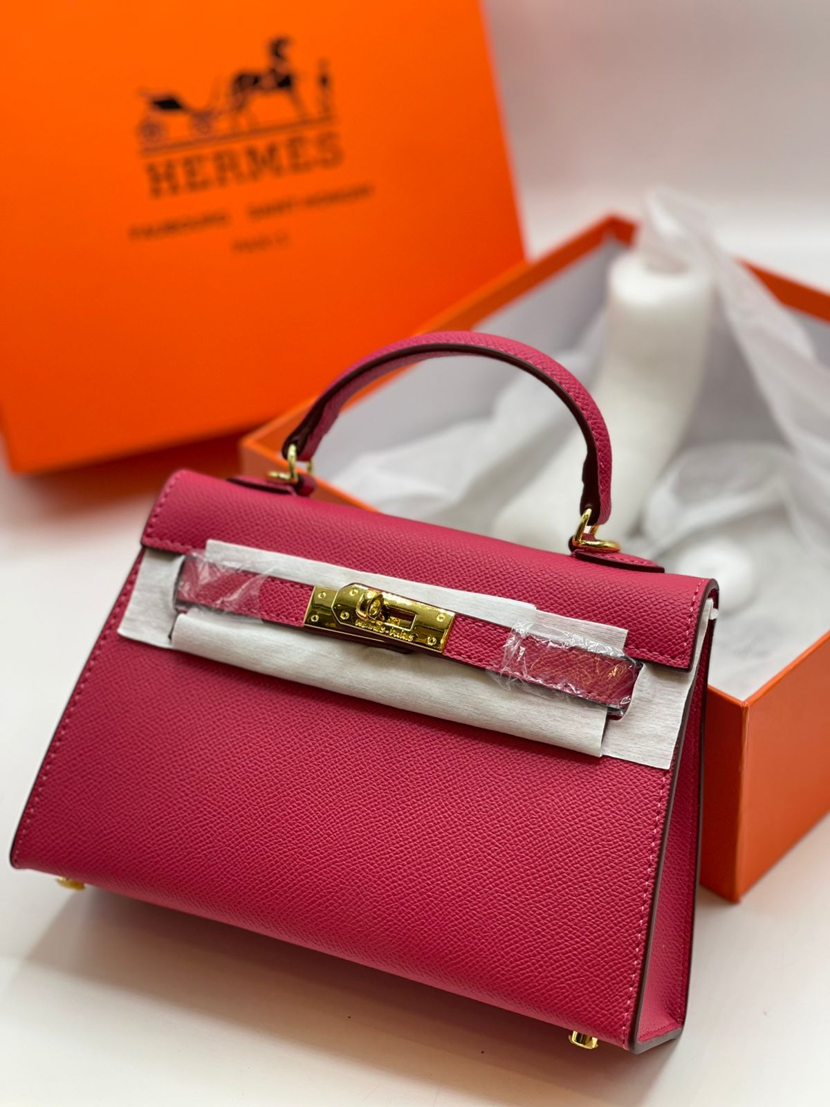 Hermès Mini Kelly Style Top Handle Bag