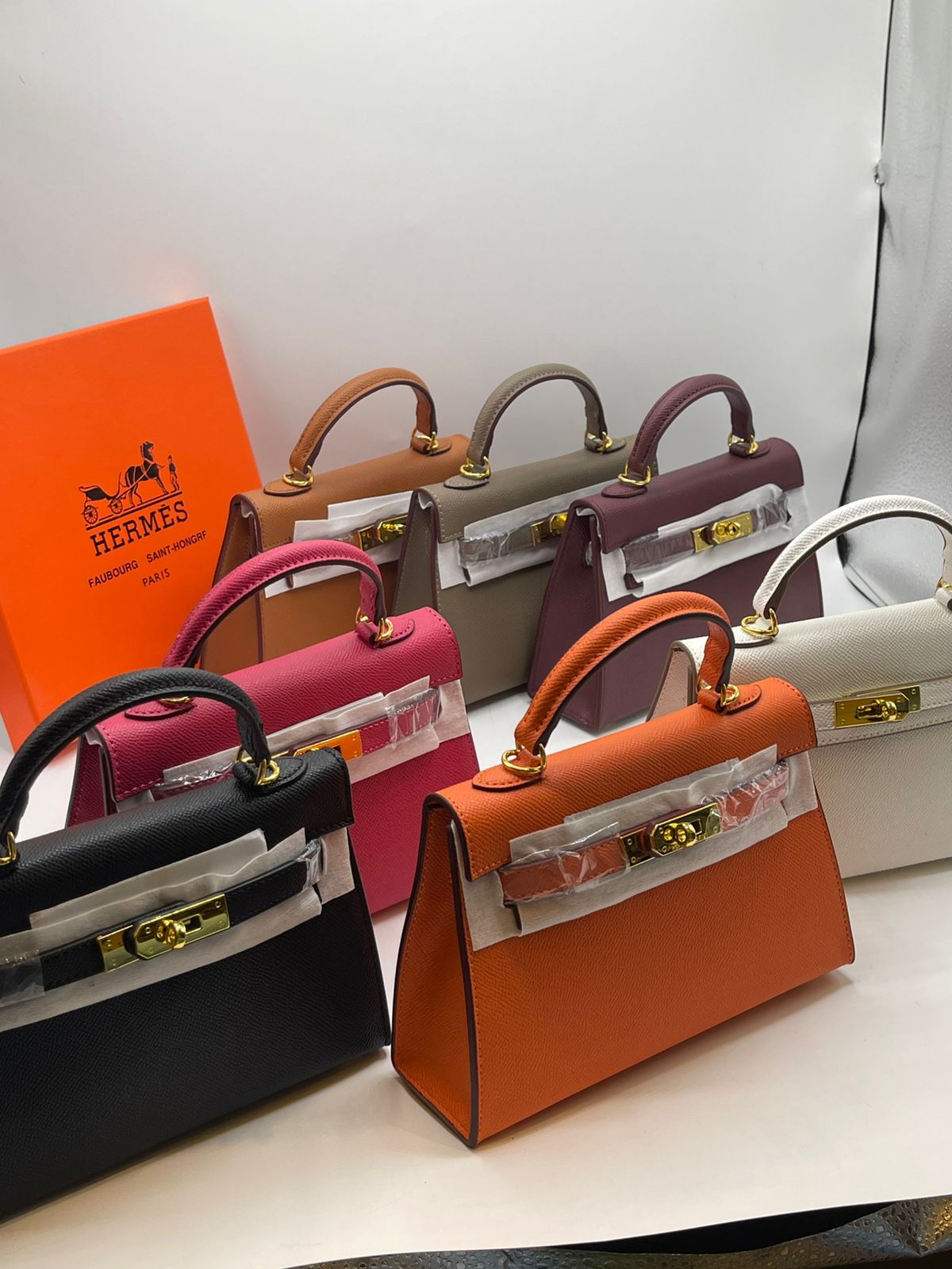 Hermès Mini Kelly Style Top Handle Bag