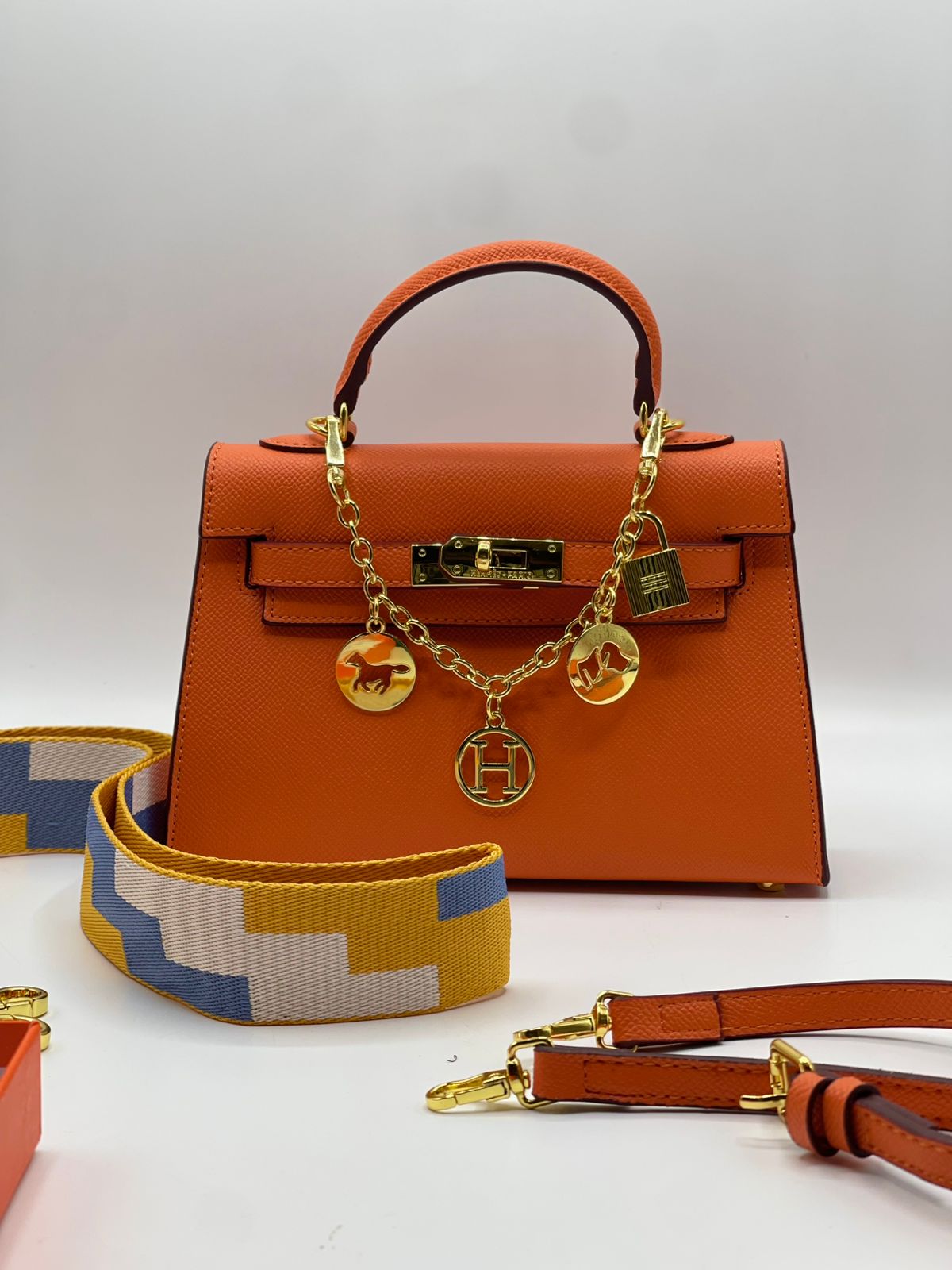 Hermès Mini Kelly Style Top Handle Bag