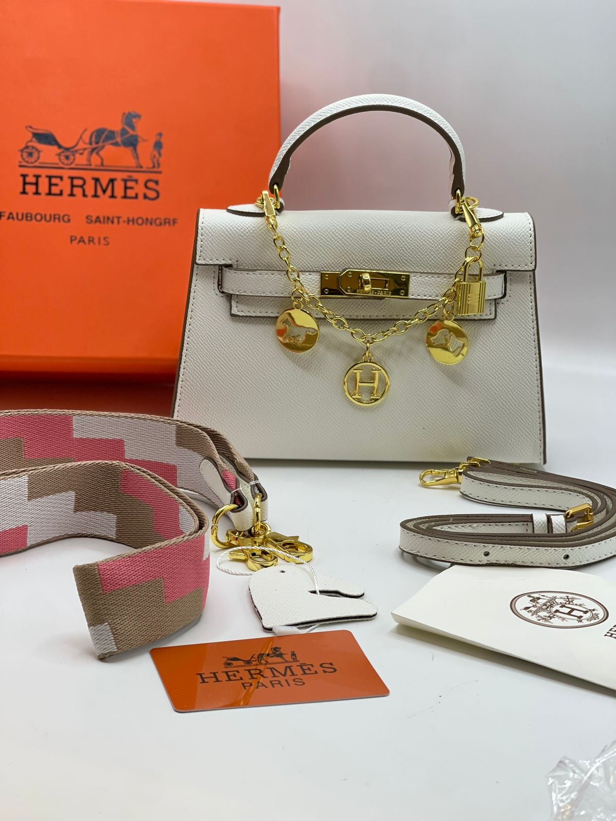 Hermès Mini Kelly Style Top Handle Bag