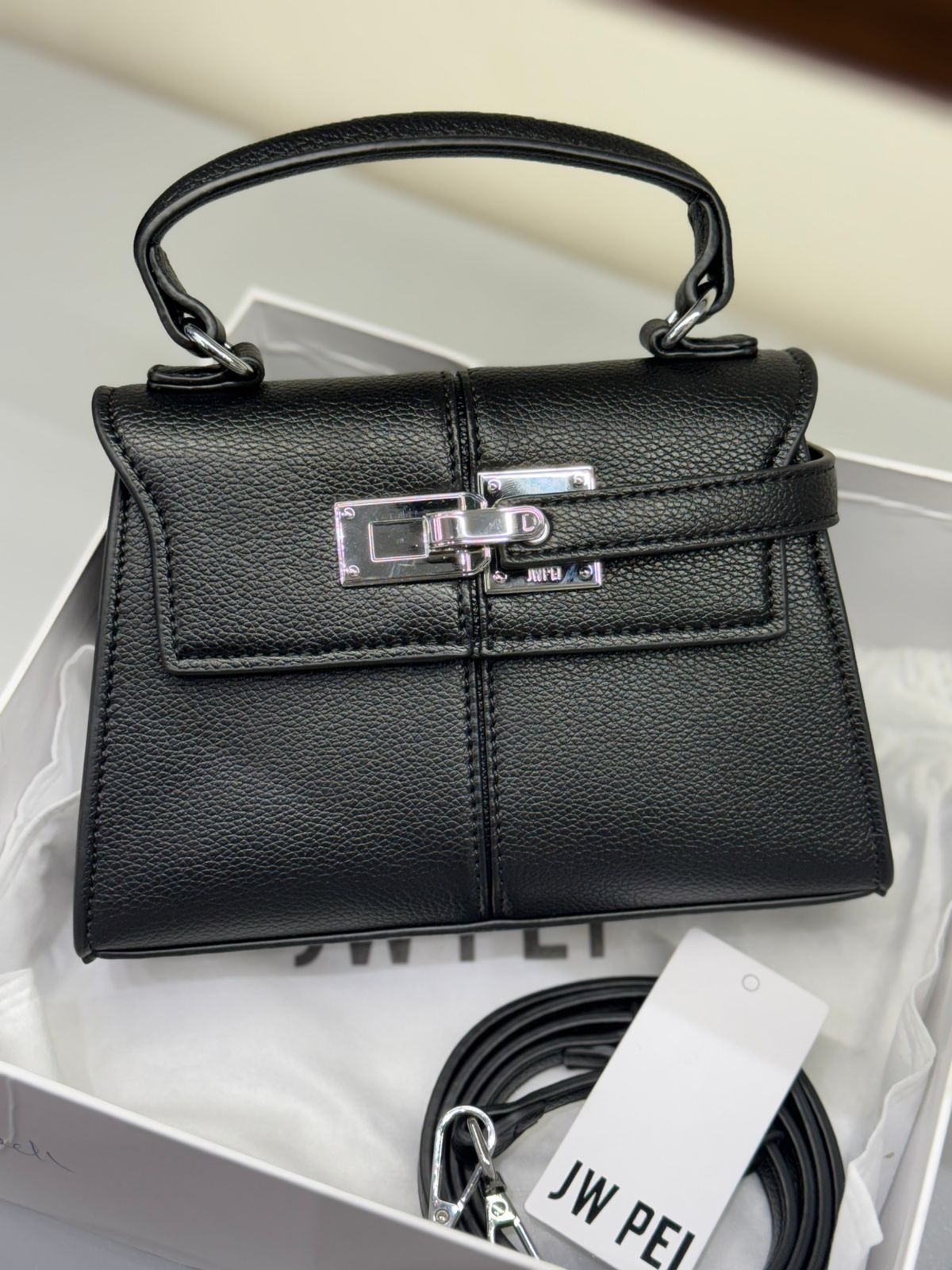 JW PEI Mini Top-Handle Bag Black 2
