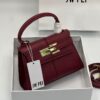 JW PEI Mini Top-Handle Bag Burgundy 1