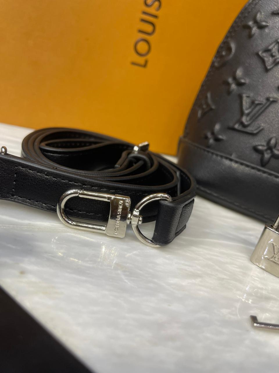 Louis Vuitton Alma BB Monogram Empreinte Leather Handbag (Exclusive edition)