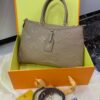 Louis Vuitton Monogram Empreinte Leather Shoulder Tote Bag