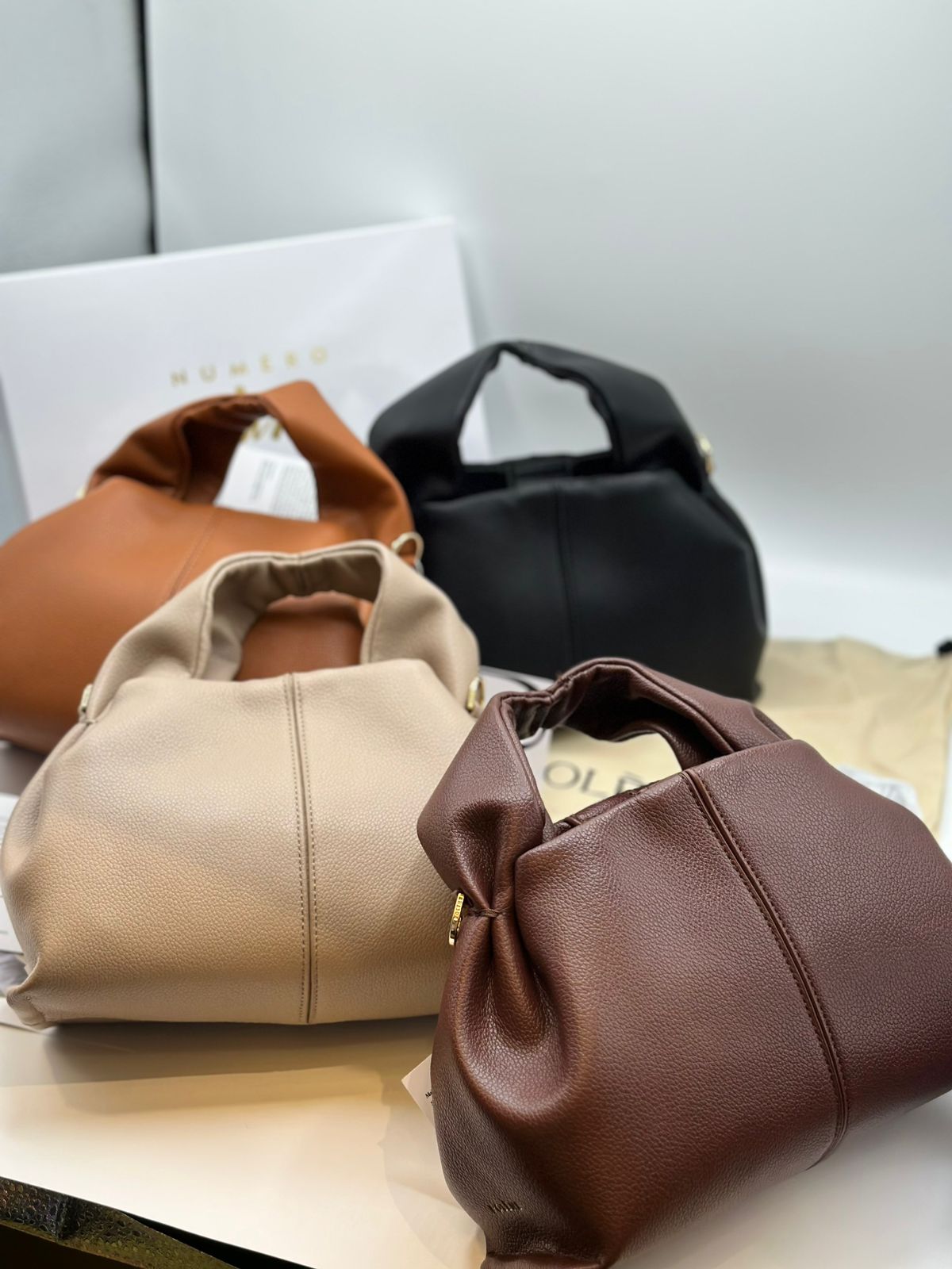 Polène Numéro Dix Style Top-Handle Handbag Mix