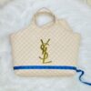 YSL Quilted Monogram Tote Bag with Matching Pouch